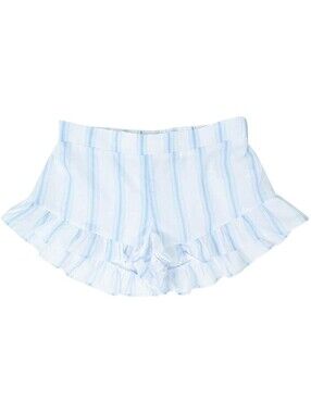 Miken Juniors Striped Ruffled Cover-Up Shorts Size XS
